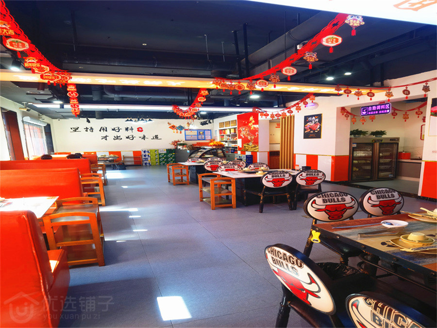 茶城246㎡火锅店转让