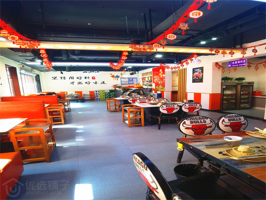 茶城246㎡火锅店转让