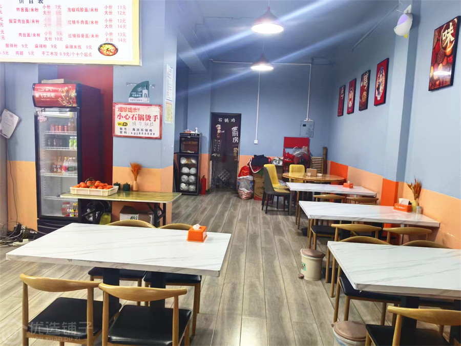 低价转让城固文化路80平餐馆